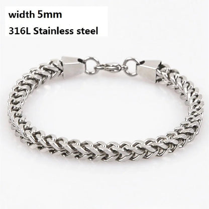Bracelet Chaîne Cubaine en Acier Inoxydable 316L – Style Figaro Unisexe – Bijou Vintage & Tendance🚚 Livraison rapide en 8 à 12 jours ouvrés depuis la France FelizShop
