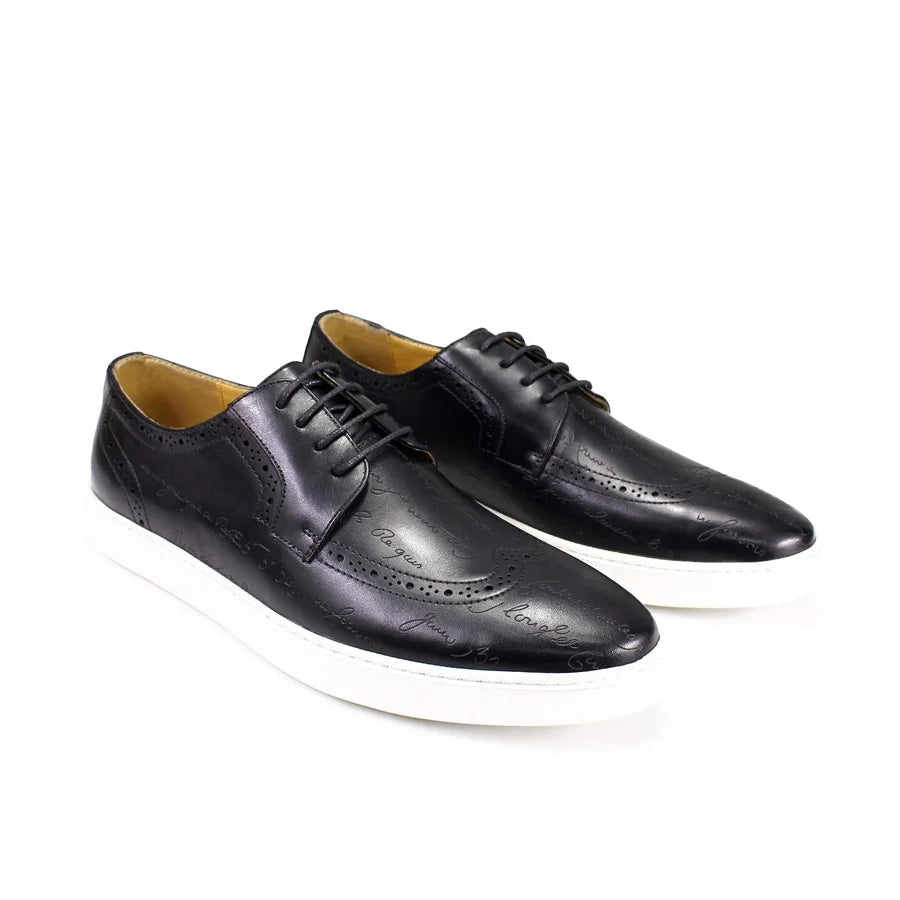 Chaussures en cuir casual haut de gamme pour homme — Style britannique classique, faites main — Chaussures plates confortables pour rendez-vous, soirées et fêtes🚚 Livraison rapide en 8 à 12 jours ouvrés depuis la F FelizShop