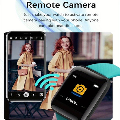 Montre connectée pour hommes et femmes — Montre bracelet Bluetooth, musique, sport, suivi santé, bracelet fitness, montre digitale
🚚 Livraison rapide en 8 à 12 jours ouvrés depuis la France FelizShop