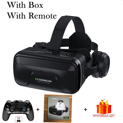 Casque VR Shinecon 10.0 – Lunettes de réalité virtuelle 3D pour smartphone. Vision binoculaire immersive, compatible jeux vidéo, films et applications VR.🚚Livraison gratuite rapide et sécurisé FR FelizShop
