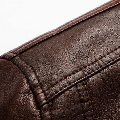 veste homme Marron pour Homme – Doublée Polaire, Style Motard🚚Livraison rapide gratuite et sécurisée FelizShop