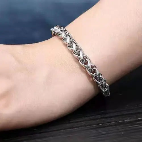 Bracelet Chaîne Cubaine en Acier Inoxydable 316L – Style Figaro Unisexe – Bijou Vintage & Tendance🚚 Livraison rapide en 8 à 12 jours ouvrés depuis la France FelizShop