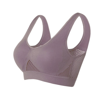 Brassière de sport respirante pour femmes — Soutien-gorge fitness avec coussinets amovibles — Sans coutures, push-up, idéale pour course et gym🚚 Livraison rapide en 8 à 12 jours ouvrés depuis la France FelizShop