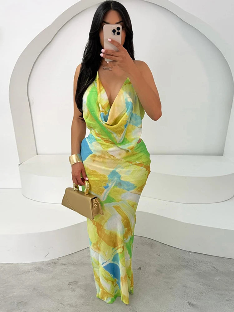 Weird Puss Sexy Swing Collar Women Dress Thin Coquette Y2K Colorful Print Side Split Backless Midnight Clubwear Skinny Bodycon 
🚚Livraison gratuite sécurisé et rapide FR FelizShop