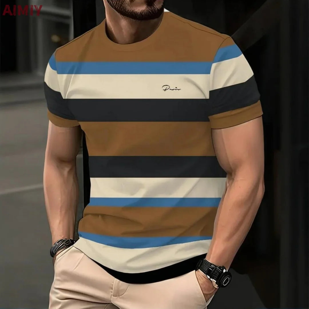 T-shirt Oversize Homme – Rayé & Décontracté
M à XXL – coupe large oversize
 coton mélangé respirant
 manches courtes, rayures imprimées
pour le printemps/été 🚚 Livraison rapide en 8 à 12 jours ouvrés depuis FelizShop