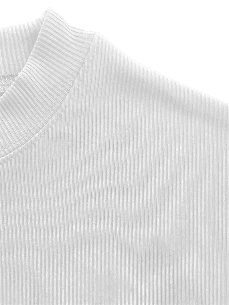 T-shirt homme printemps-été — Petit col montant, rayé — Manches courtes — Haut fitness décontracté — T-shirt sport pour homme — Sportswear🚚 Livraison rapide en 8 à 12 jours ouvrés depuis la France FelizShop