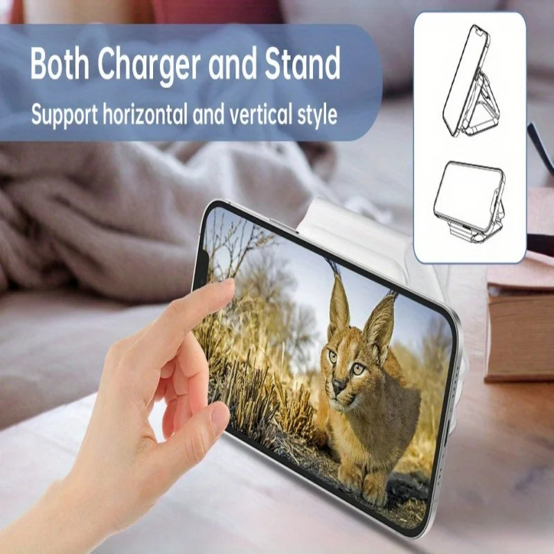 Chargeur magnétique sans fil 3-en-1 à charge rapide — Compatible iPhone 16, 15, 14 Pro Max, AirPods, Apple Watch — Support pliable pour téléphone portable
🚚 Livraison rapide en 8 à 12 jours ouvrés FelizShop