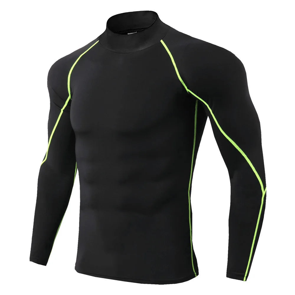 T-shirt de Sport Homme à Manches Longues – Haut de Compression Séchage Rapide, Idéal pour le Fitness, la Musculation, le Running et le Training🚚 Livraison rapide en 8 à 12 jours ouvrés depuis la France FelizShop
