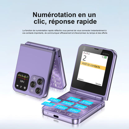 SERVO A70 PRO – Téléphone à Clapet 3G Double SIM avec Radio, Flash & Plus !
🚚Livraison gratuite rapide et sécurisé FR - FelizShop