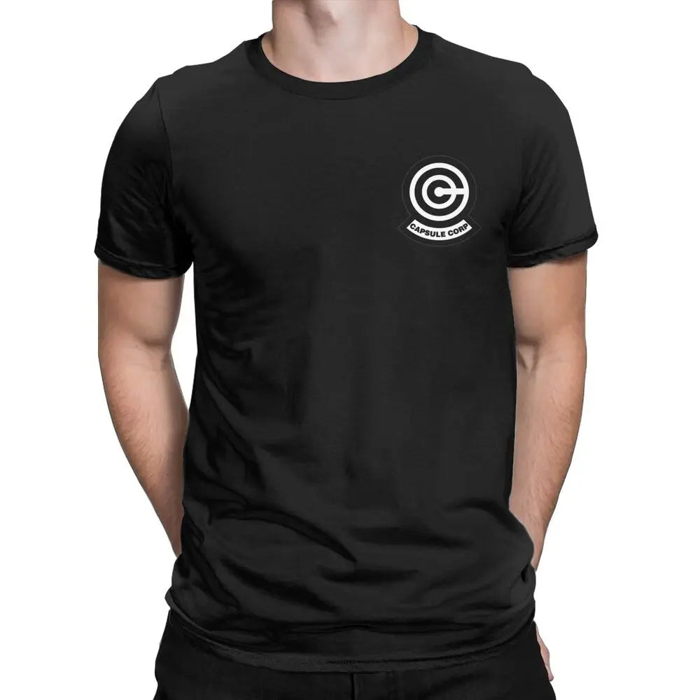 T-shirt Homme Capsule Corp – 100% Coton – Style Geek & Décontracté🚚 Livraison rapide en 8 à 12 jours ouvrés depuis la France FelizShop