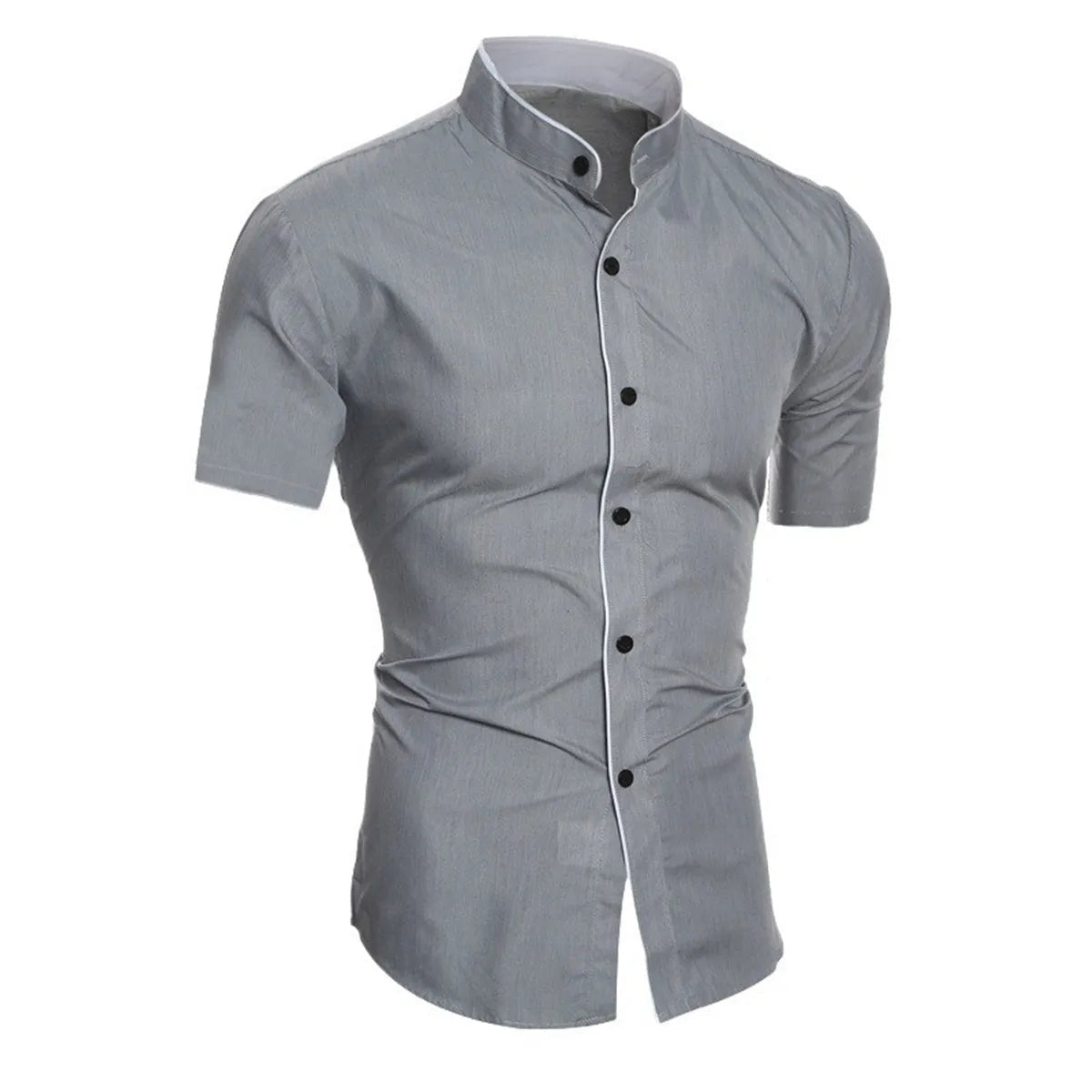 Chemise Homme Manches Courtes – Unie & Décontractée – Idéale pour l'Été et le Quotidien🚚 Livraison rapide en 8 à 12 jours ouvrés depuis la France FelizShop