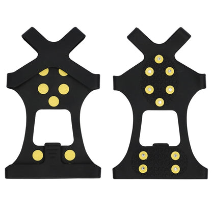 Crampons Antidérapants 10 Pointes – Griffe de Neige Universelle pour Chaussures, Randonnée, Alpinisme et Marche en Extérieur, Unisexe FelizShop