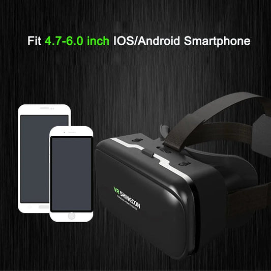 Casque VR Shinecon 10.0 – Lunettes de réalité virtuelle 3D pour smartphone. Vision binoculaire immersive, compatible jeux vidéo, films et applications VR.🚚Livraison gratuite rapide et sécurisé FR FelizShop