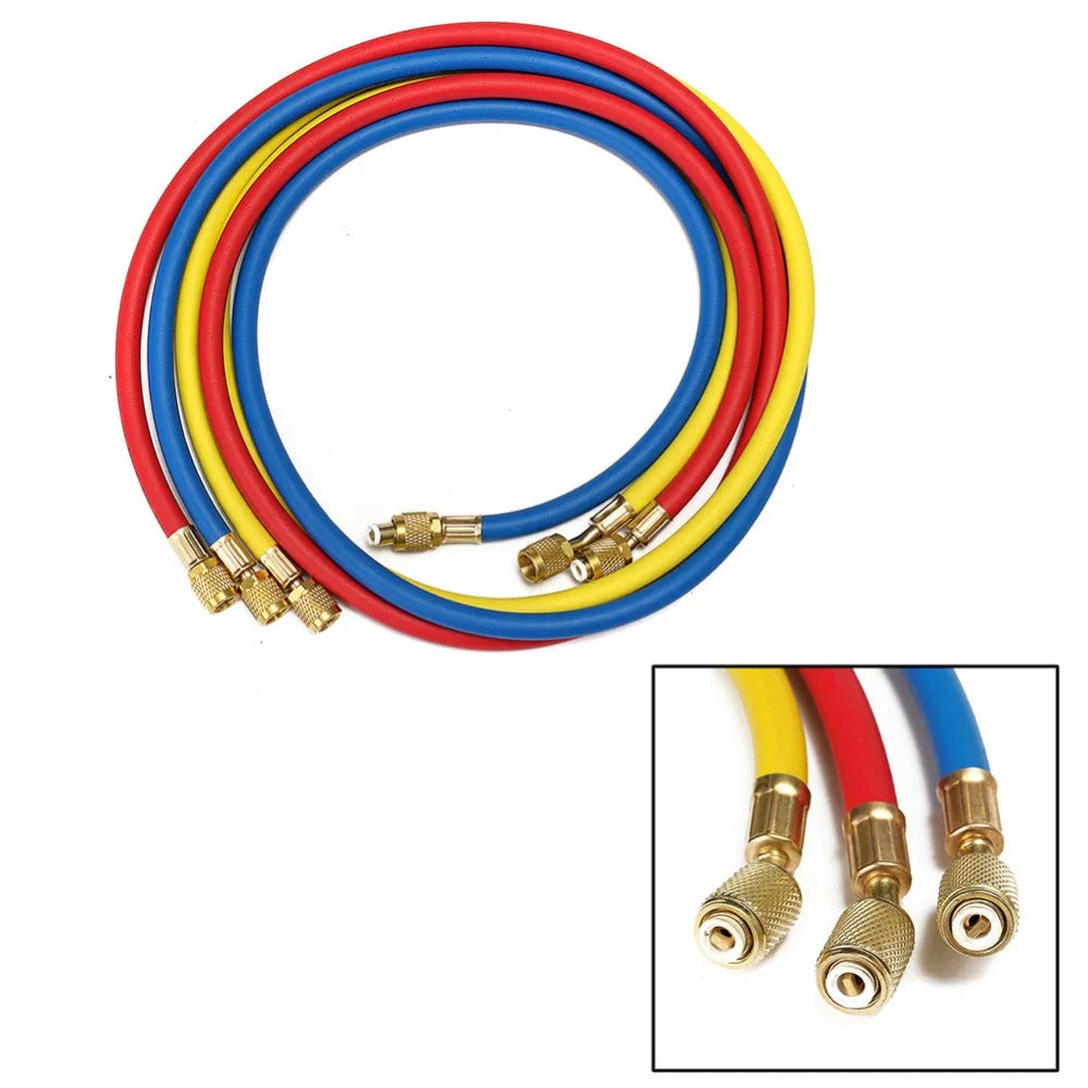 Tuyaux de Recharge Climatisation 1,5 m – R134a R12 R22 R404 R502 FelizShop