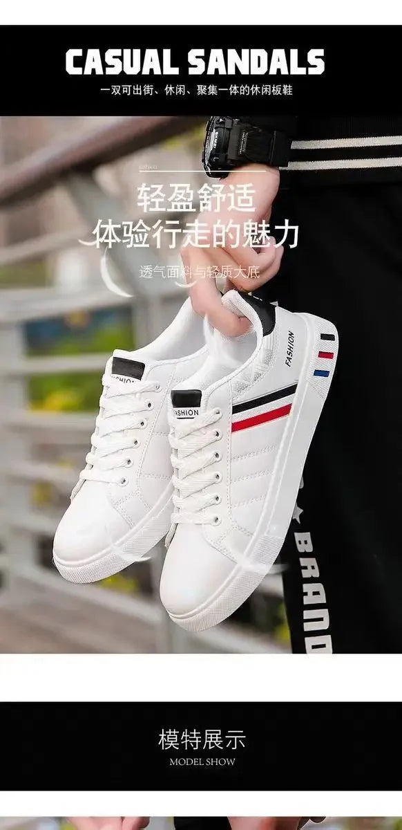 Baskets Décontractées Homme – Chaussures Plates en Similicuir Respirant, Légères et Confortables, Style Sport Chic, Coloris Blanc
🚚 Livraison rapide en 8 à 12 jours ouvrés depuis la France FelizShop