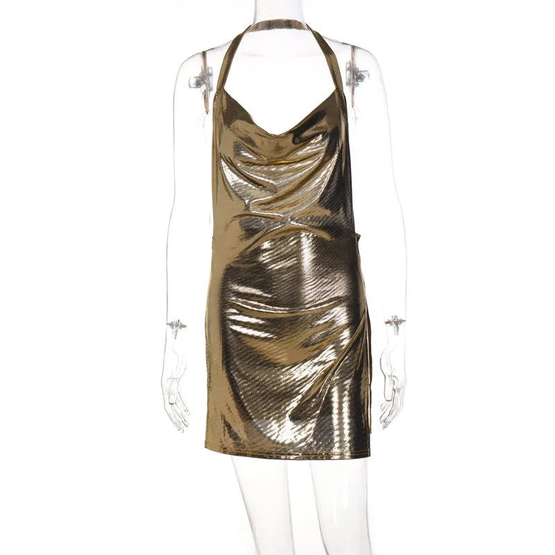 Robe courte élégante et sexy pour femme — Col noué, dos nu, décolleté orné de sequins — Robe de soirée, fête, danse
🚚 Livraison rapide en 8 à 12 jours ouvrés depuis la France FelizShop